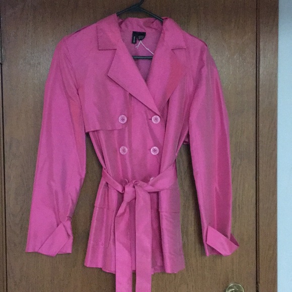kenzie Jackets & Blazers - Pink trench coat